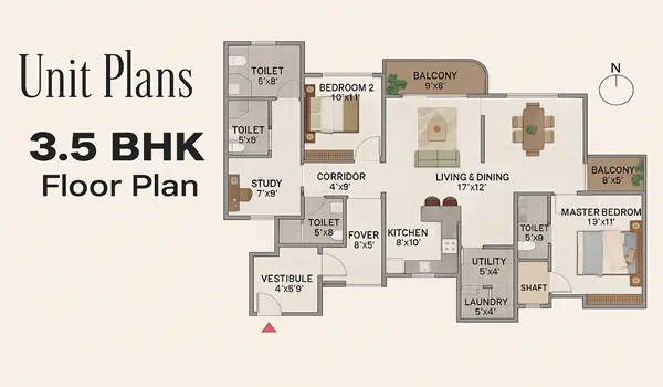 Lodha Elanza Floor Plan